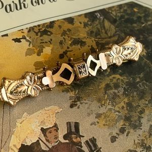 Rose Gold Bar Pin Brooch